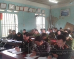 Công an huyện Bạch Thông triển khai chương trình phát động tâp trung phong trào  “Toàn dân bảo vệ ANTQ”  tại xã Mỹ Thanh