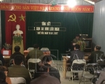 Cụm ANLH 4 xã tổng kết năm 2016, triển khai nhiệm vụ năm 2017