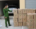 Lực lượng chức năng kiểm tra thống kê số lượng trứng không rõ nguồn gốc