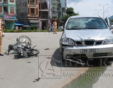 Hiện trường vụ tai nạn