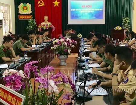 Đoàn Thanh niên Công an tỉnh sơ kết công tác 6 tháng đầu năm