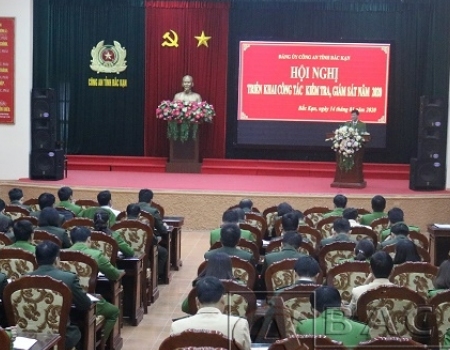 Đảng ủy Công an tỉnh tổ chức Hội nghị triển khai công tác kiểm tra, giám sát năm 2020
