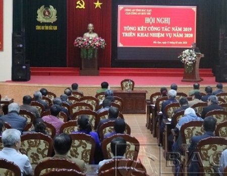 Câu lạc bộ Công an hưu trí tỉnh Bắc Kạn triển khai nhiệm vụ năm 2020.