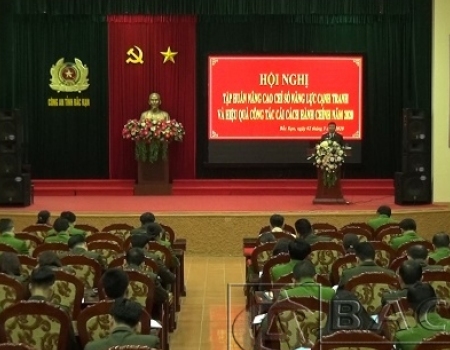 Hội nghị tập huấn nâng cao chỉ số năng lực cạnh tranh và hiệu quả cải cách thủ tục hành chính năm 2020