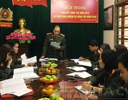 Thanh tra Công an tỉnh Bắc Kạn triển khai công tác năm 2020