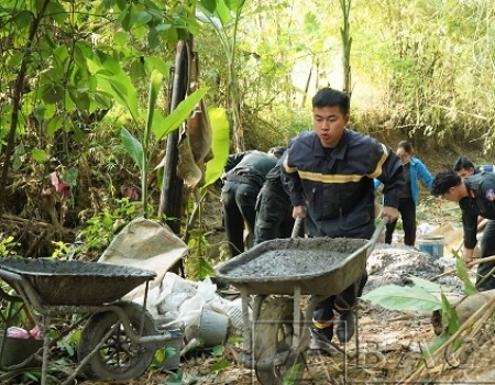 Với những công việc cụ thể như thế này, tuổi trẻ công an tỉnh góp phần xây dựng nông thôn mới tại địa phương