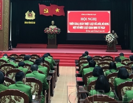 Hội nghị triển khai quán triệt Luật sửa đổi, bổ sung một số điều luật giám định tư pháp