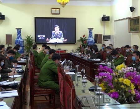 Hội nghị trực tuyến phòng chống dịch Covid-19 do Bộ Công an tổ chức tại điểm cầu Bắc Kạn