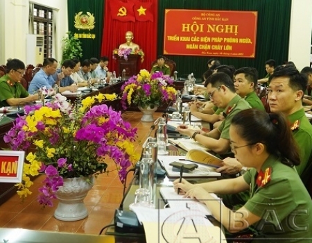 Các đại biểu dự Hội nghị tại điểm cầu Bắc Kạn