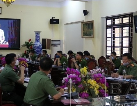 Các đại biểu tại điểm cầu tỉnh Bắc Kạn