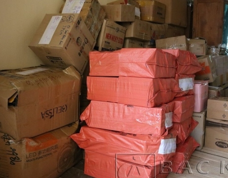 Toàn bộ số hàng bị tạm giữ tại Chi cục quản lý thị trường tỉnh