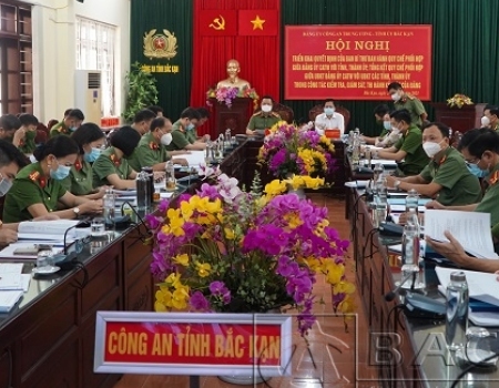 Hội nghị tại điểm cầu Bắc Kạn