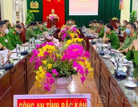 Các đại biểu tại điểm cầu Bắc Kạn