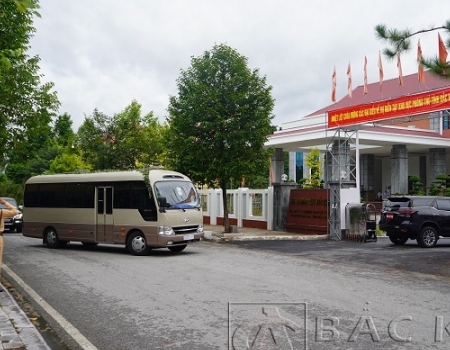 Các lực lượng thực hiện nhiệm vụ bảo vệ tại khu vực diễn ra lễ khai mạc diễn tập