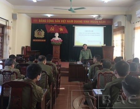 Bồi dưỡng nghiệp vụ cho lực lượng Công an xã bán chuyên trách, Bảo vệ dân phố