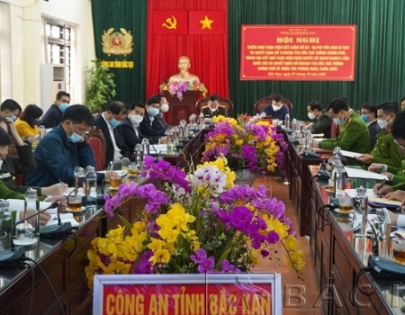 Các Đại biểu tại điểm cầu Bắc Kạn