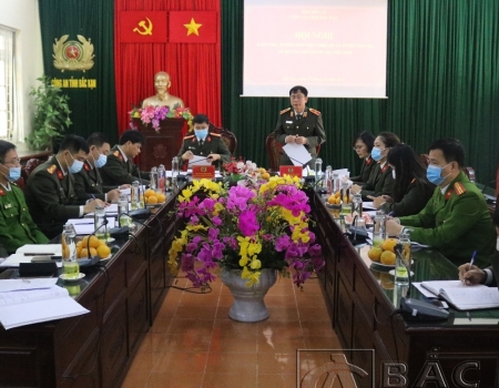 Thiếu tướng Nguyễn Văn Kỷ, Phó Cục trưởng Cục Đối ngoại Bộ Công an phát biểu chỉ đạo tại buổi kiểm tra