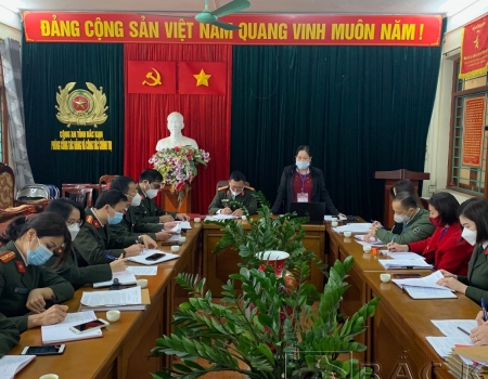 Ban Tuyên giáo Tỉnh uỷ kiểm tra công tác tuyên giáo năm 2021 tại Công an tỉnh