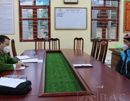 Cơ quan Cảnh sát điều tra Công an tỉnh làm việc với Đỗ Xuân Vĩnh  
