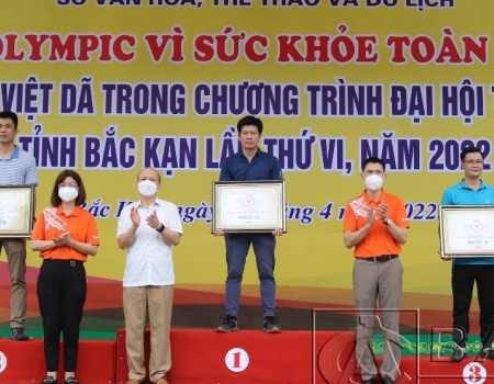 Gải nhất toàn đoàn thuộc về Đội tuyển huyện Na Rì