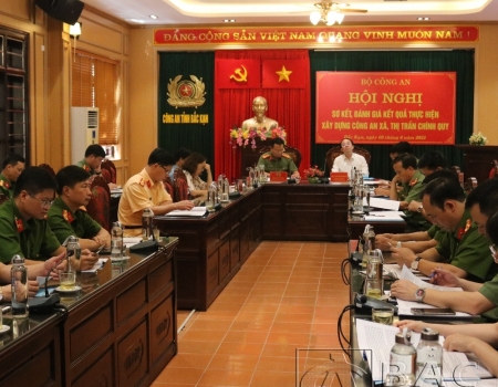 Các Đại biểu tham gia hội nghị tại điểm cầu Bắc Kạn