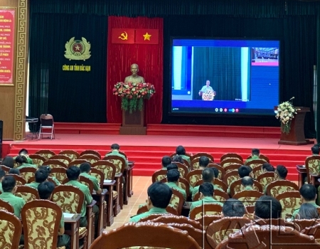 Điểm cầu Công an tỉnh Bắc Kạn