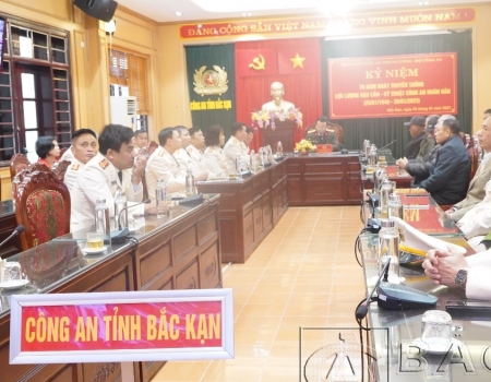 Các biểu dự Lễ kỷ niệm tại điểm cầu Bắc Kạn