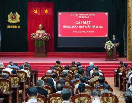 Câu lạc bộ Công an hưu trí tỉnh gặp mặt mừng xuân 2023