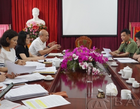 Phòng An ninh chính trị nội bộ phối hợp với Đảng ủy các cơ quan phối hợp thẩm định tiêu chuẩn chính trị đối với cán bộ đảng viên