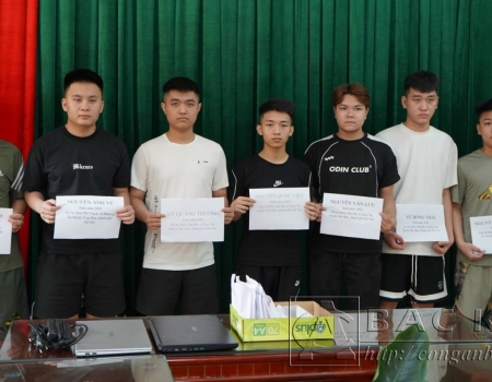  7 đối tượng tại cơ quan Công an
