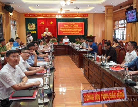 Hội nghị tại điểm cầu tỉnh Bắc Kạn