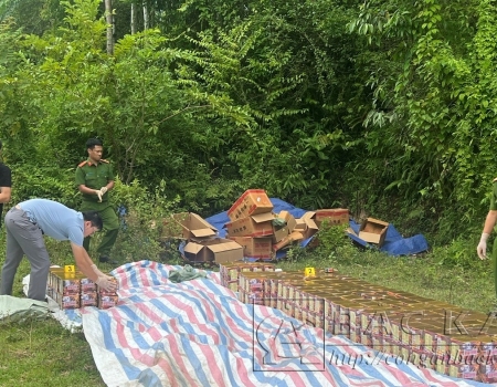 Cơ quan Công an kiểm đếm tang vật
