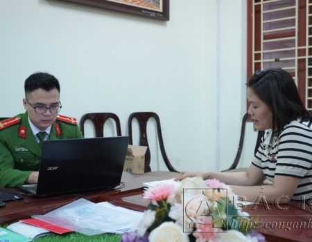  Đào Thị Ngọc Mai tại Cơ quan Công an
