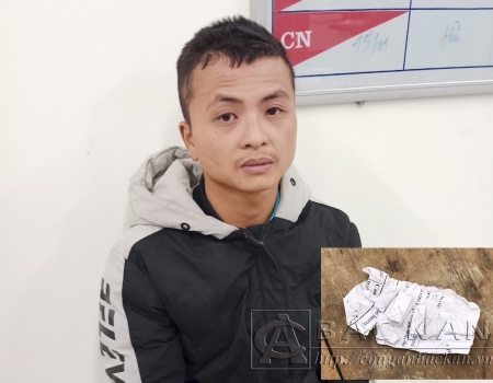 Đối tượng Nguyễn Văn Hiếu và tang vật