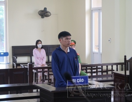 Bị cáo Đoàn Ngọc Khiêm tại phiên toà