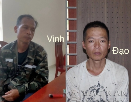 Hai đối tượng tại cơ quan Công an