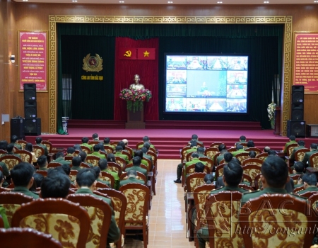 Hội nghị tại điểm cầu Công an tỉnh Bắc Kạn (4)