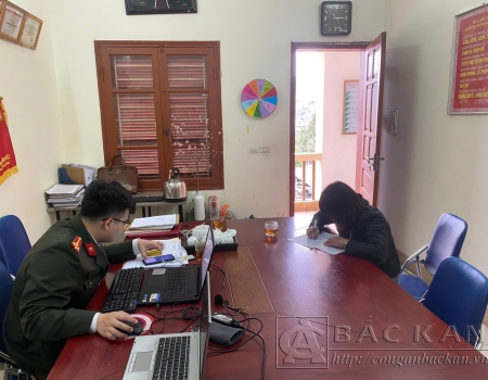 Cơ quan Công an làm việc với bà S.T.P