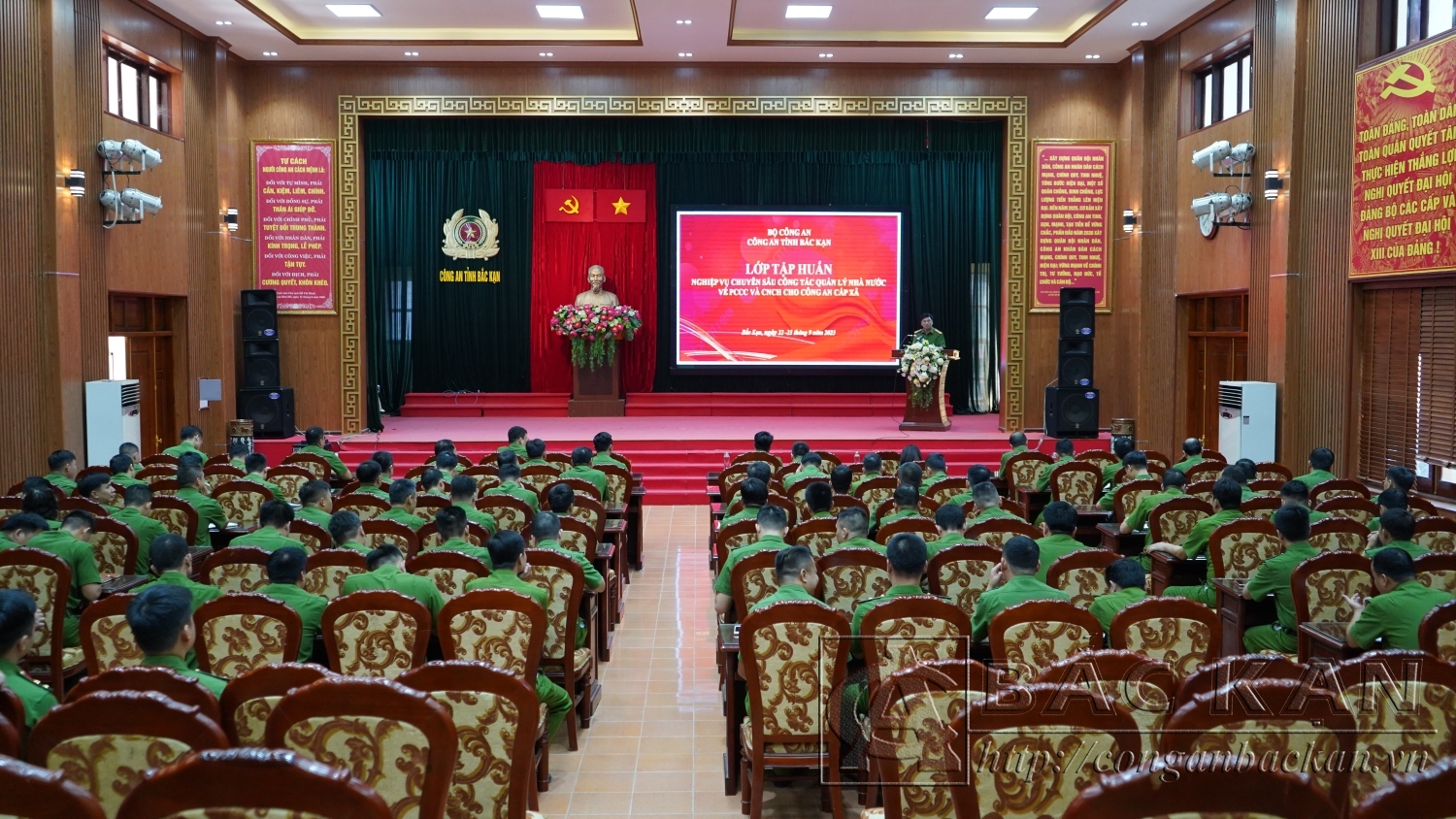 184 cán bộ Công an cấp xã được tập huấn nghiệp vụ chuyên sâu về công tác PCCC