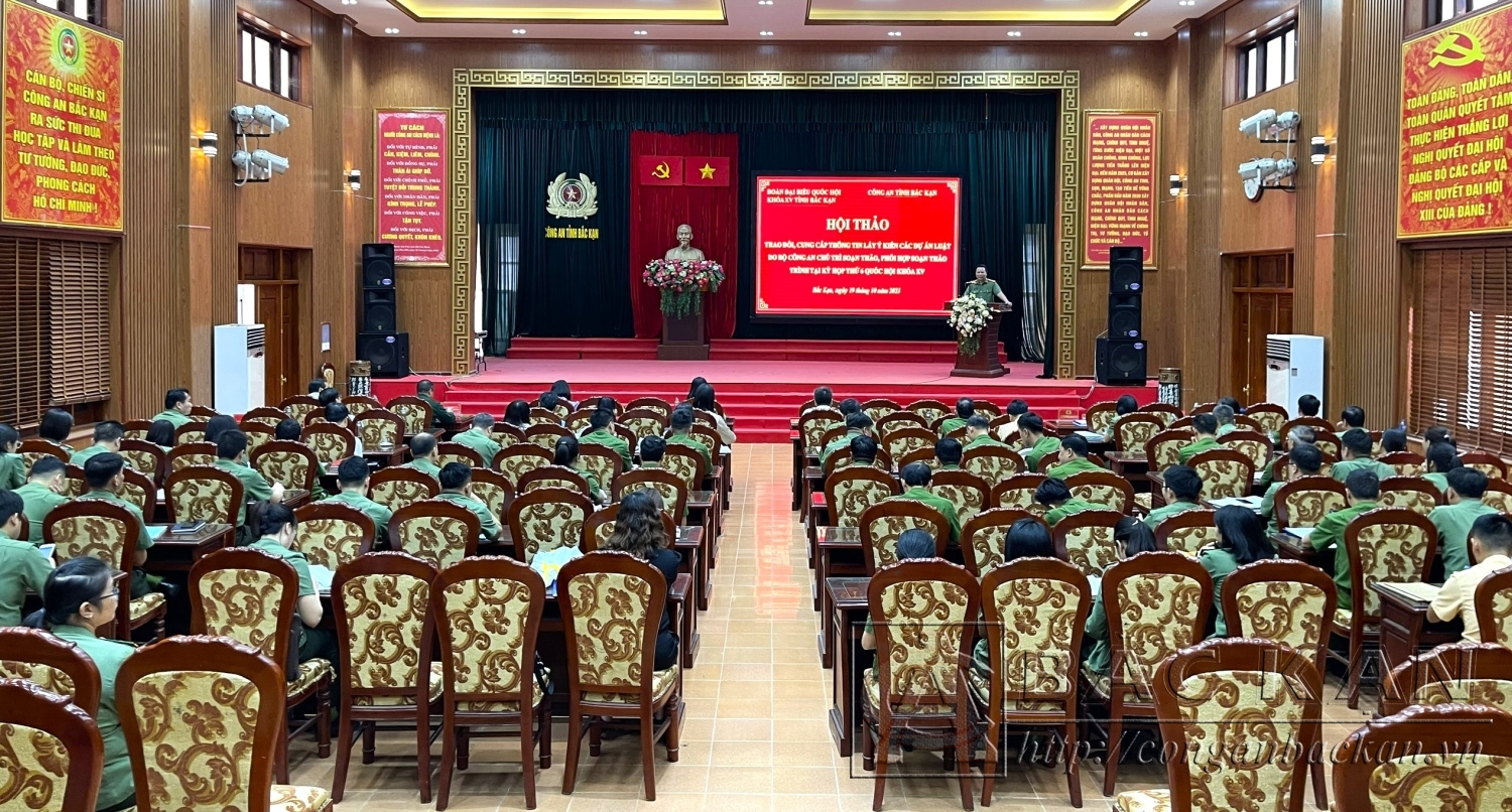 Hội thảo trao đổi, cung cấp thông tin, lấy ý kiến về các dự án luật