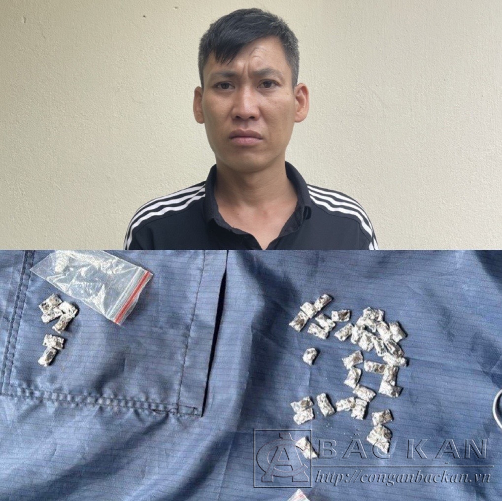 Đối tượng Nguyễn Văn Nghiệp và tang vật
