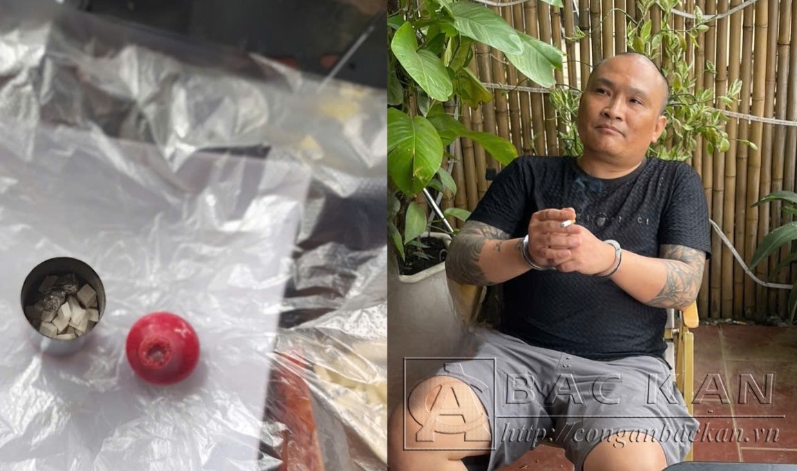  Đối tượng Nông Văn Dũng và tang vật